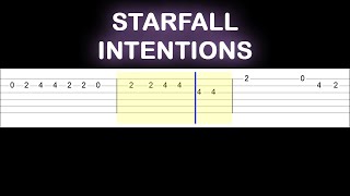 starfall - intentions (Easy Guitar Tabs Tutorial)