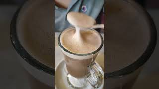 HOT AND BUBBLY CHOCOLATE DRINK #shorts #satisfying