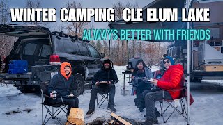 Winter Camping Near Cle Elum Lake - Always Better With Friends