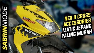 Review Suzuki Nex II Cross Kuning Accessories