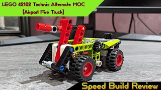 LEGO 42102 Technic Alternate MOC (Airport Fire Truck) - LEGO MOC Speed Build Review