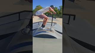 amazing gap at skatepark on scooter #shorts