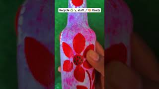 recycle glass  bottle DIY #diy #recyclediy #recyclebottle #glassbottlecraft #wondersoutofwaste #woow