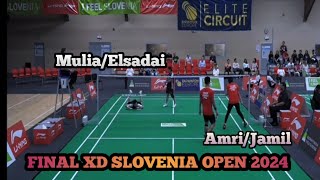 FINAlL XD SLOVENIA OPEN 2024 | Amri Syahnawi/Indah Jamil (INA) vs Verrel Mulia/Elsadai (INA)