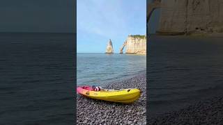 HIDDEN Waterfall On The Beach in Étretat in France!