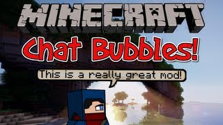 Minecraft 1.7.2 Mod - The Chat Bubbles Mod - Making conversations easy!