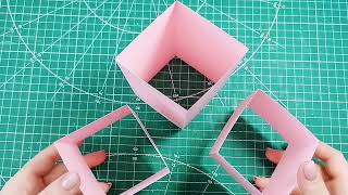 SCRAPBOOK TUTORIAL.Скрапбукинг поп ап декор своими руками.Открытка ручной работы.DIY pop up card