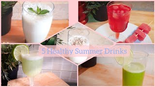 5 Healthy Summer Drinks | Refreshing Drink Recipes | by Life with A&H.