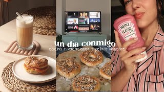 vlog 🥯 l bagels sin gluten, creme brulée iced coffee, mis planes de verano y pelis que he visto