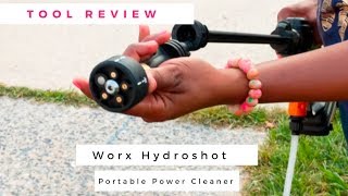 Tool Review of the Worx Hydroshot Portable Power Cleaner