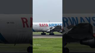 PESAWAT TUA! RAYA AIRWAYS B767-200(BDSF) || SZB - CGK #aviation #planespotting #EjaSpotting