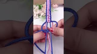 How to Make a "Mad Max Style"Sanctified Paracord Bracelet ll KingCobra ending knot #shorts