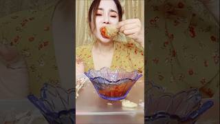 ASMR chicken 🍗 #mukbang #eatingsounds #asmreating