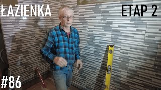 2 ETAP wykańczania łazienki w domku w lesie / Dom szkieletowy | Projekt Maurycy #86