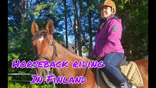 Ep 207: HORSEBACK RIDING IN FINLAND/First time /Happy JOYJOY