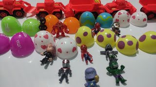 Superhero and Villain on egg  Play-Doh Eggs with Avengers Spiderman & Ironman , Hulk, Thor, batman