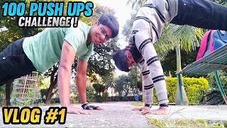 Start WORKING OUT With This 100 PUSH UPS CHALLENGE 🔥 | For beginners | Fitness Vlog #1