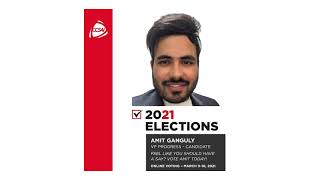 Hear From the Candidates - Amit Ganguly