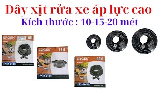 Dây xịt áp lực cao máy rửa xe mini, phụ kiện máy rửa xe mini,Đông Phong