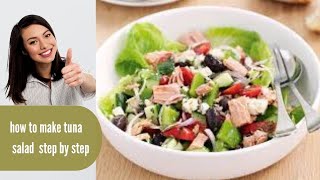 Master the Art of Tuna Salad: Step-by-Step Recipe |Tuna Fish Steak Recipe| La Cucina Recipe*