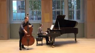 G.Bottesini : Mélodie in e minor - Théotime Voisin, Double Bass - Maurice van Schoonhoven, Piano