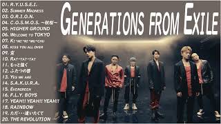 【全曲】GENERATIONS FROM EXILE メドレー 作業用