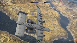 A-10a Late 6 kill game Realistic air battle - Warthunder