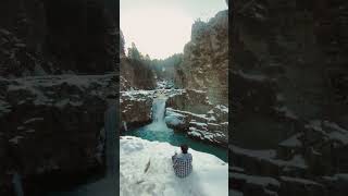 Aharbal Waterfall Kashmir #shortsfeed #nature #travel #adventure #waterfall #viral