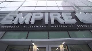 Visite de la boutique Empire à Montréal