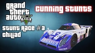 GTA V - Cunning Stunts DLC - Stunt Race #3 - Chiliad - First Person