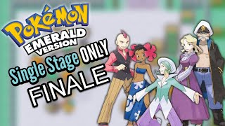 Pokémon Emerald Hardcore Nuzlocke | Single Stage Pokémon Only | FINALE