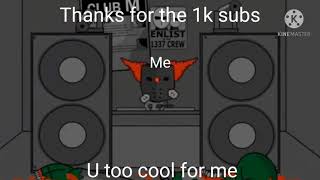 Me when 1K subs