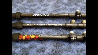 Budget Trekking Pole Shootout Comparison - High Stream Gear, Myapaspt, Starlight Mountain