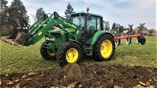 [Full HD] GoPro Hero 7 black @ Let's Drive John Deere 6330 w/ Kverneland plough 4 furrow