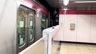 Toei Asakusa Line Keikyu N1000 Series Set 1097F Arriving at A10 Shimbashi Station