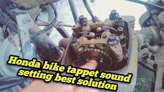 Honda unicorn tappet adjustment|| how to bike tappet noise solution || with proof #honda