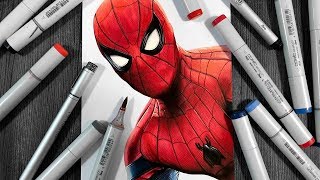 Drawing Spider-Man: Far From Home