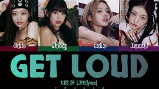 KISS OF LIFE (키스 오브 라이프) 'Get Loud' Lyrics 가사 [Color Coded Han_Eng_Chinese]（中韓英歌詞）