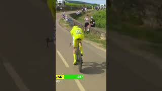 Tadej Pogacar ve Jonas Vingegard İlk Bireysel Zaman Karşı Yarışında Nasıldı? #tourdefrance #tdf