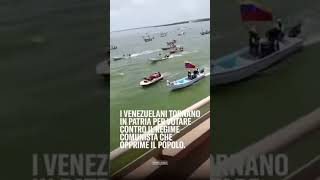 I venezuelani tornano in patria per votare contro il regime comunista che opprime il popolo.