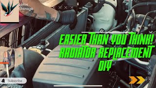 How to replace Radiator Jeep Grand Cherokee Laredo 2011-2020 6 cylinder, diy easy!