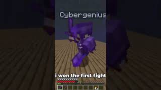 I TRICKED This STACKED Player With Knockback In Minecraft #shorts