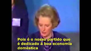 Margaret Thatcher: Não existe essa coisa de dinheiro público