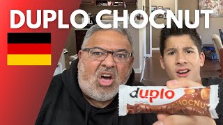 Americans Try German Duplo Milk Chocolate with Hazelnuts | Duplo | Snack Review