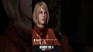 Resident Evil 4 Remake - Ashley and Leon #shorts