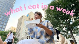 what i eat (& cook) in a week | date night, asian & russian meals, healthy tips