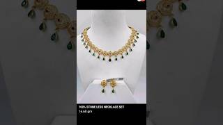 Gold stone necklaces collections#yt shorts