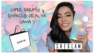 Probando SHEGLAM La marca de maquillaje de SHEIN 😮|súper económico y empaques de lujo|Faby leonn