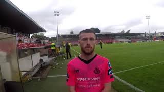 Jack Byrne after 1-1 draw with cork