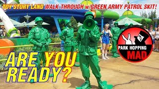 GREEN ARMY MEN | Toy Story Land | Disney's Hollywood Studios!